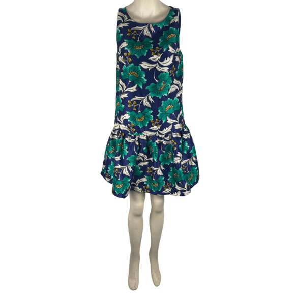 crown & ivy Dresses & Skirts - Crown & Ivy women's blue multicolor floral dress size 6